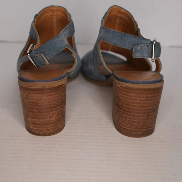 FRANCO SARTO Harlet T Strap Ankle Strap 3" Block Heel Sandal Bootie 10‎ M NICE!! - Picture 4 of 7